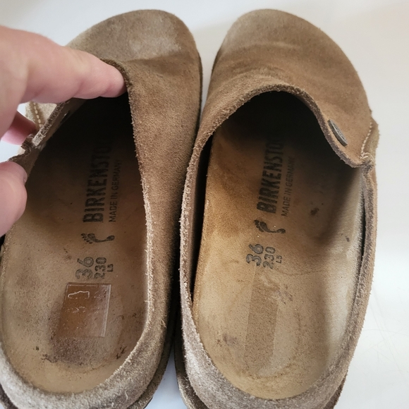 Birkenstock Zermatt Suede Shoes Size 36  Brown Slippers - Picture 3 of 7